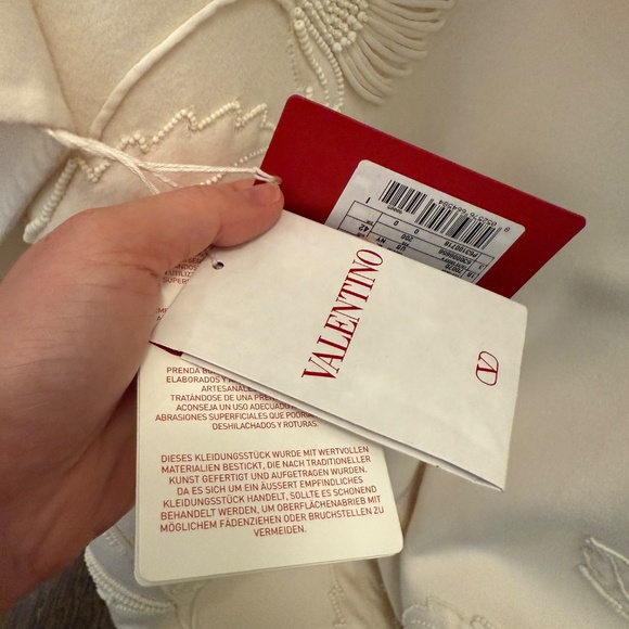 Valentino Macramé Embroidered Cape Coat – Size IT 42 (US 6–8) - Picture 4 of 5